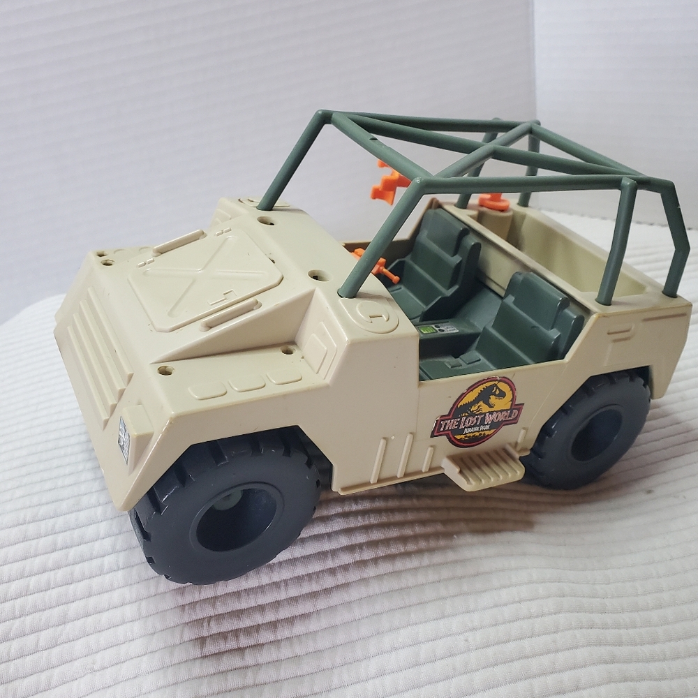 Jurassic Park The Lost World Net Trapper Jeep 1998 Vintage Hasbro Incomplete